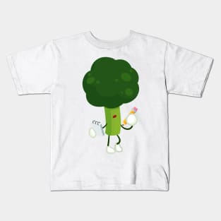 Broccoli (Shovelware's Brain Game) Kids T-Shirt